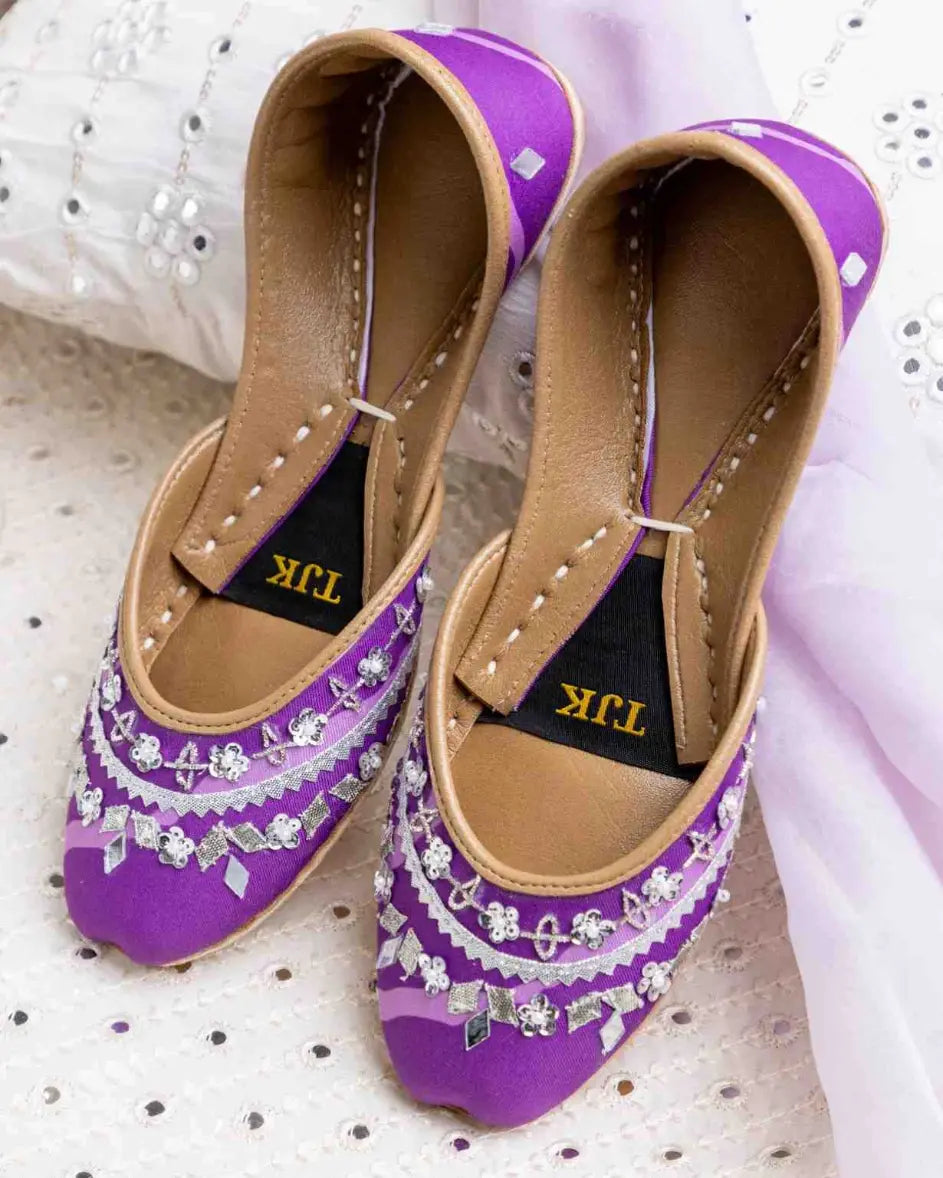 TJK Designs Khussa Suit-Jamuni Jalwa