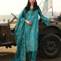 Sardinia Unstitched 3 Piece Festive Lawn Suit-Tealwood