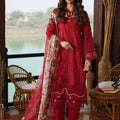 Sardinia Unstitched 3 Piece Festive Lawn Suit-Poppy