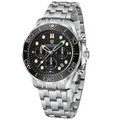 Pagani Design Silver Stainless Steel White Dial Chronograph Quartz Watch for Gents - PD1713
