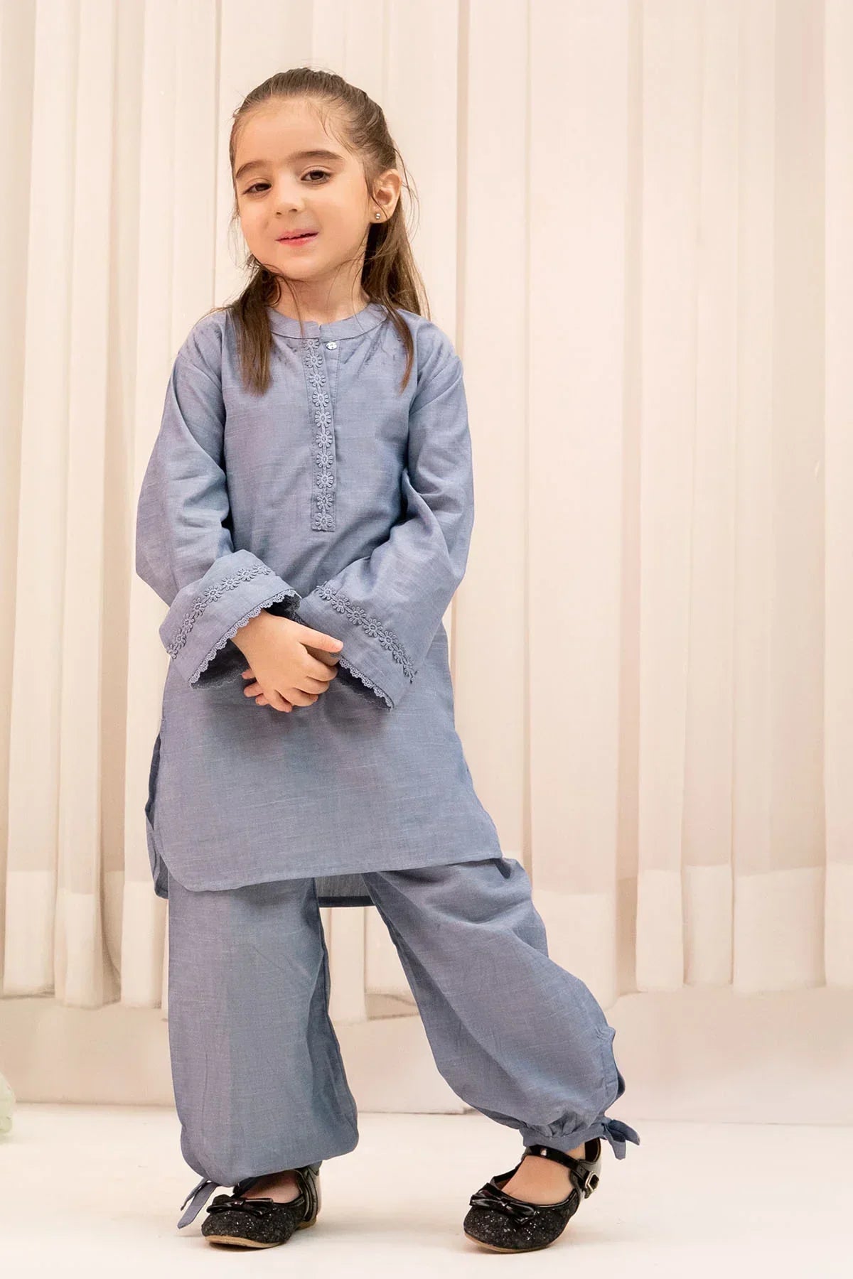 Ochre Clothing-Broshia Cotton 2 Pc Suit-INSC-06
