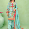 Ochre Clothing-Poly Lawn Digital Printed 3 Pc Suit-CORF-56