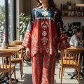 Miraal By Nairah Stitched 2 Piece Premium Blended Cambric Suit-Florence
