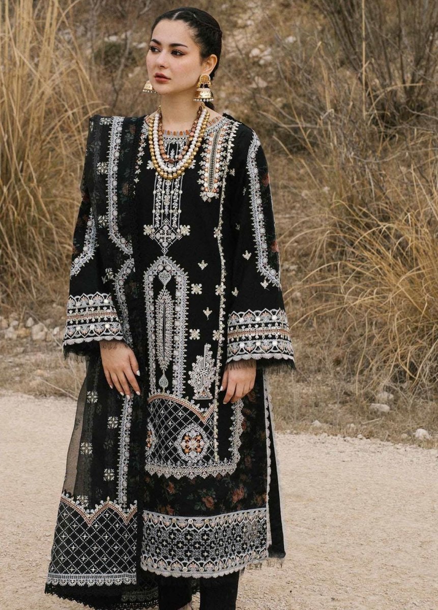 Marahil By Qalamkar Embroidered Lawn Unstitched 3 Piece (11 Eira)