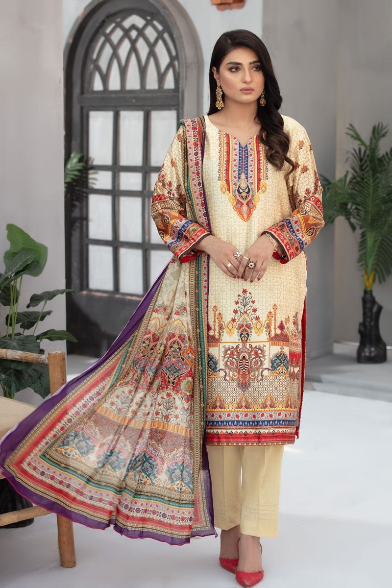 Ladies Un-Stitch Rashid Textile Marine Silk Luxury Collection 5456
