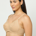 Belleza Lingerie Gentle Classic Cotton Bra - Skin