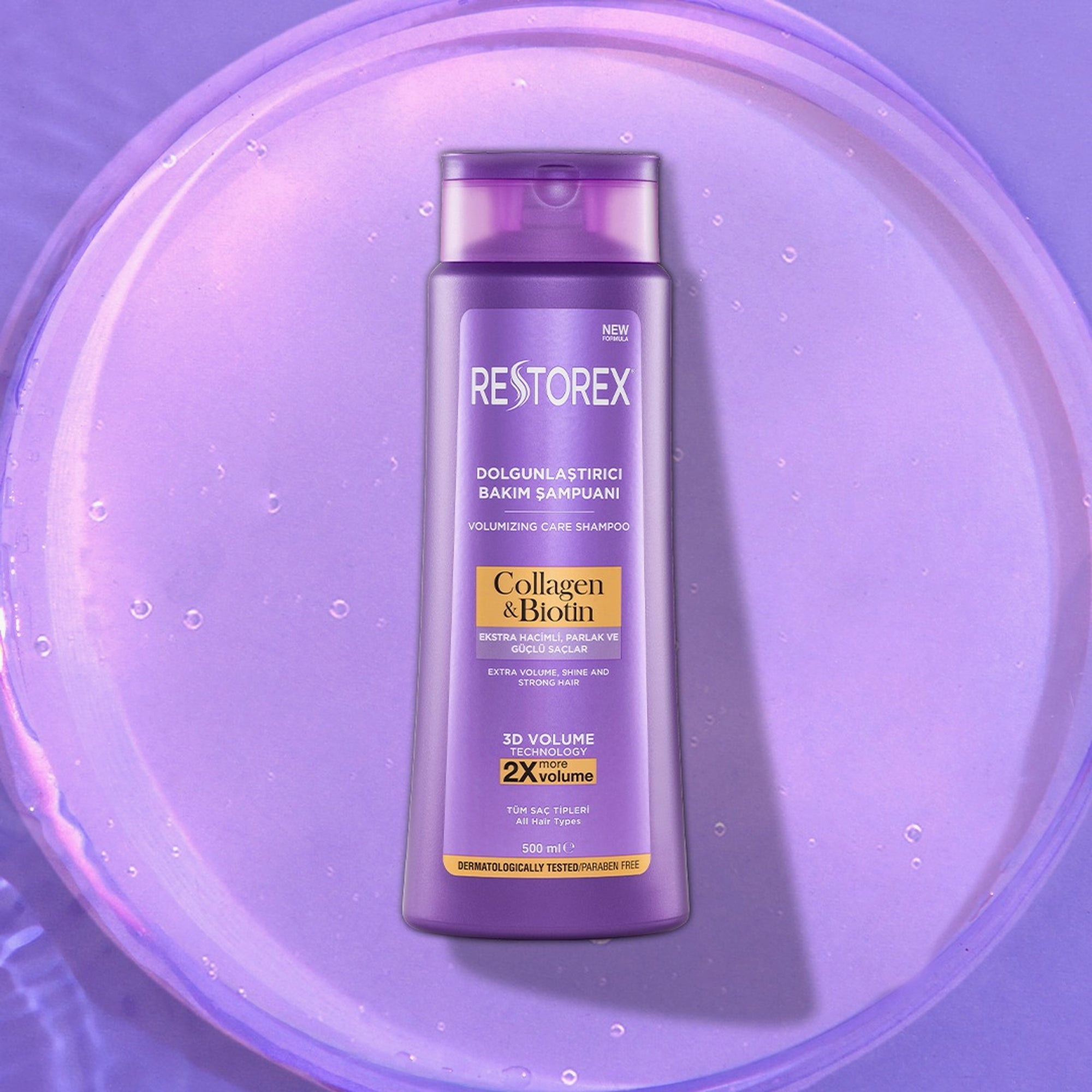 Restorex Collagen & Biotin Aht Shampoo 500Ml