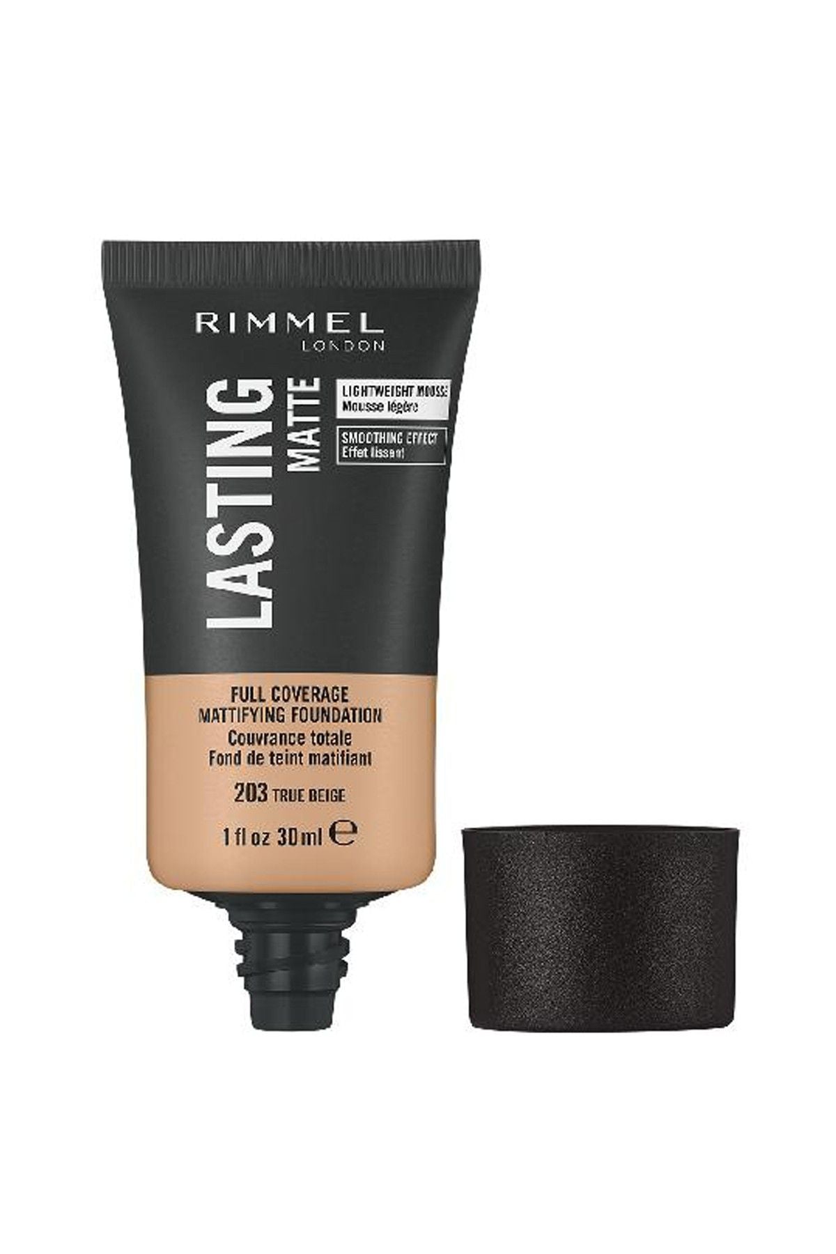 Rimmel Lasting Finish Matte Foundation 203 True Beige 30ml