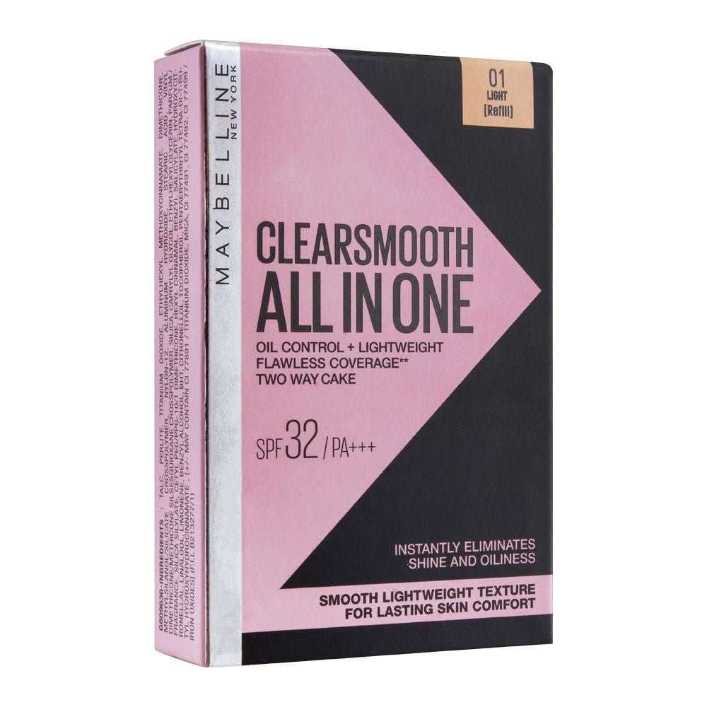 Maybelline Clear Smooth All In One Powder Foundation 01 Light