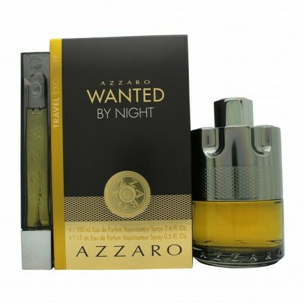 Azzaro Wanted Night Gift Set Edp Perfume 100 ml + Edp Mini Perfume15ml