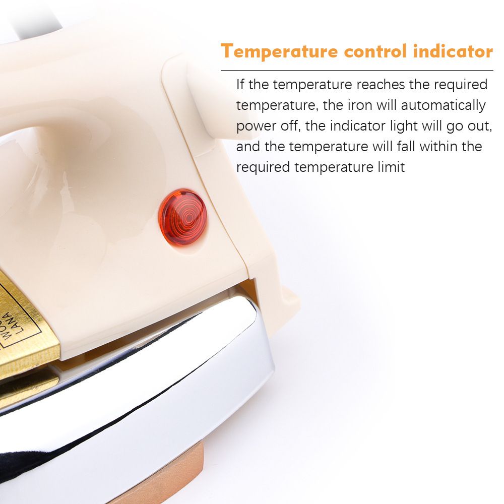 Electric Classical Dry Iron for Clothes Industrial Use and Household No Steam Iron -Random Color - My Store