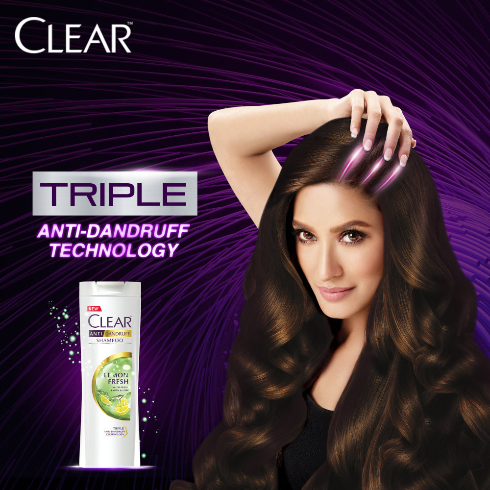 Clear Shampoo Lemon Fresh - 380Ml