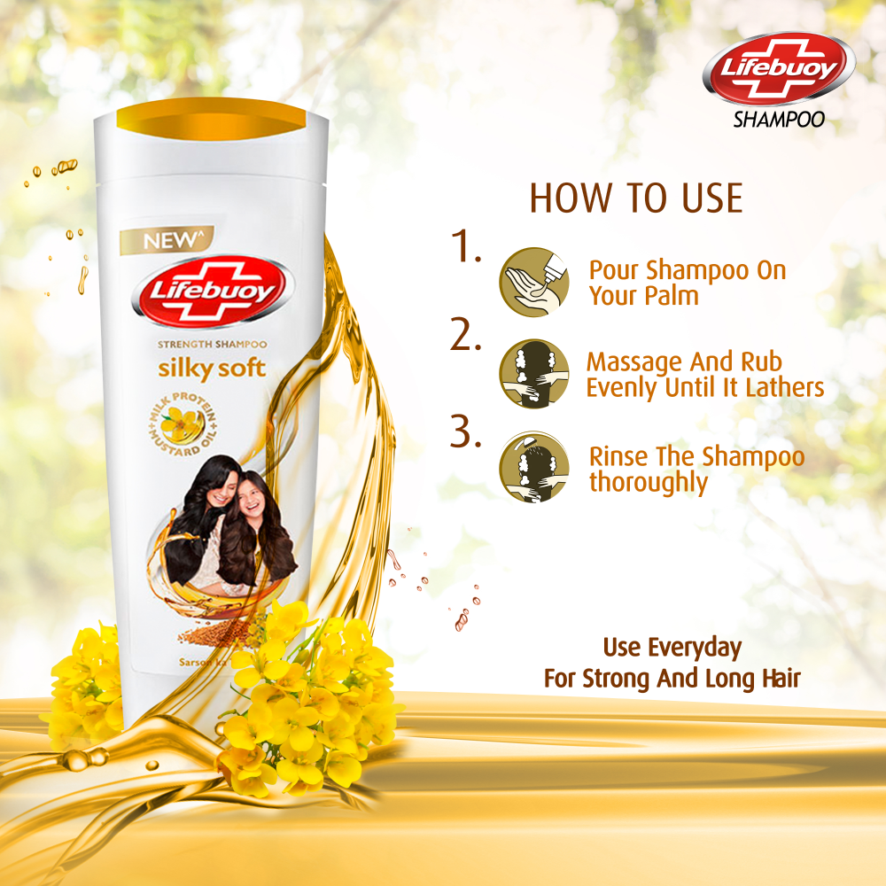 Lifebuoy Shampoo Soft & Silky - 370Ml