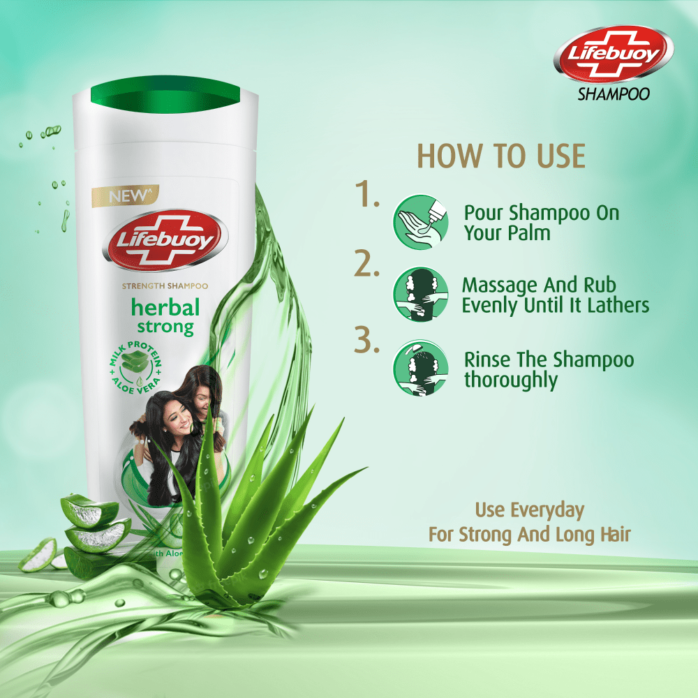 Lifebuoy Shampoo Herbal - 660Ml - My Store