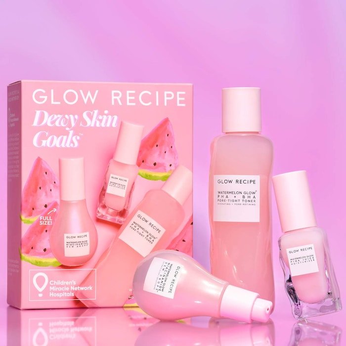 Glow Recipe Dewy Skin Goals Full Size 3 Pieces Set