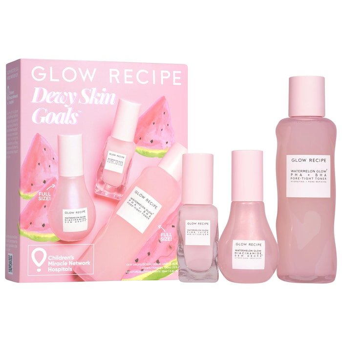 Glow Recipe Dewy Skin Goals Full Size 3 Pieces Set