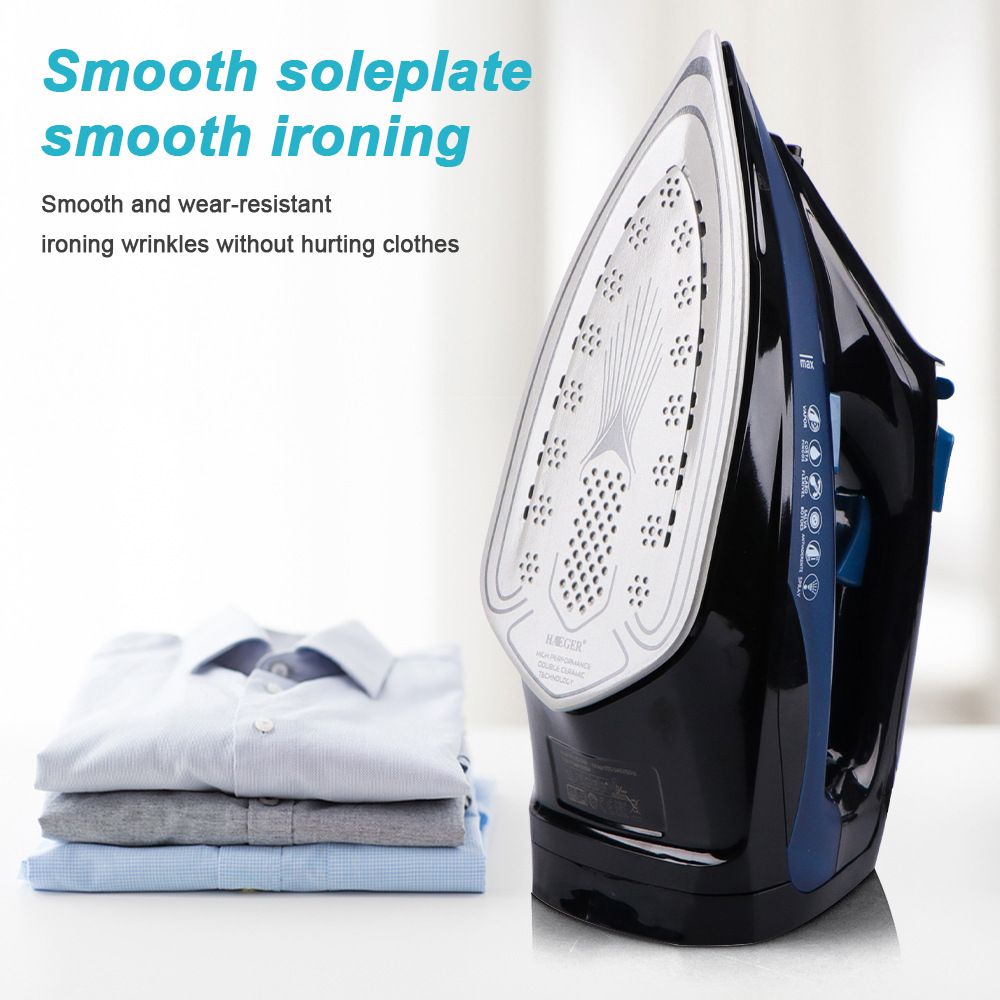 RAF Powerful Electric Garment Steamer Steam Iron For Clothes Nonstick Soleplate 3 Level Adjustable Temperature Wet Dry R.1248 - My Store