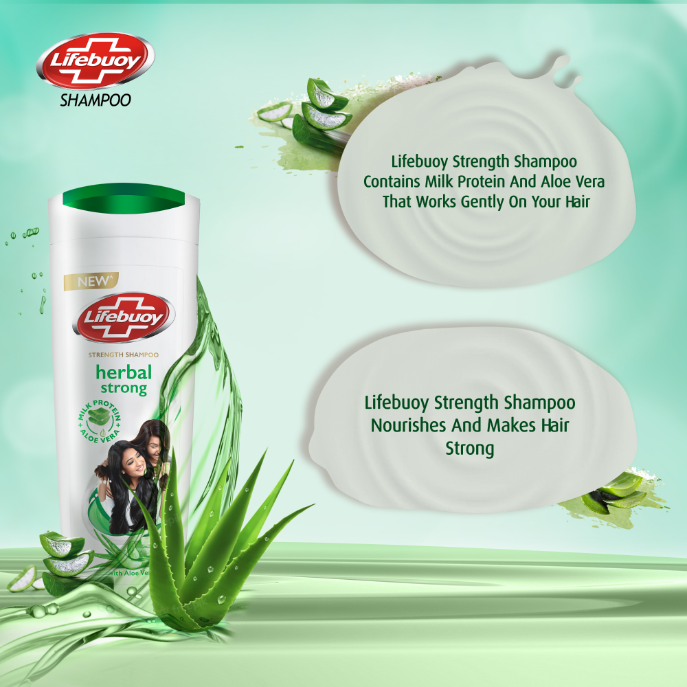 Lifebuoy Herbal Strong Shampoo 90Ml