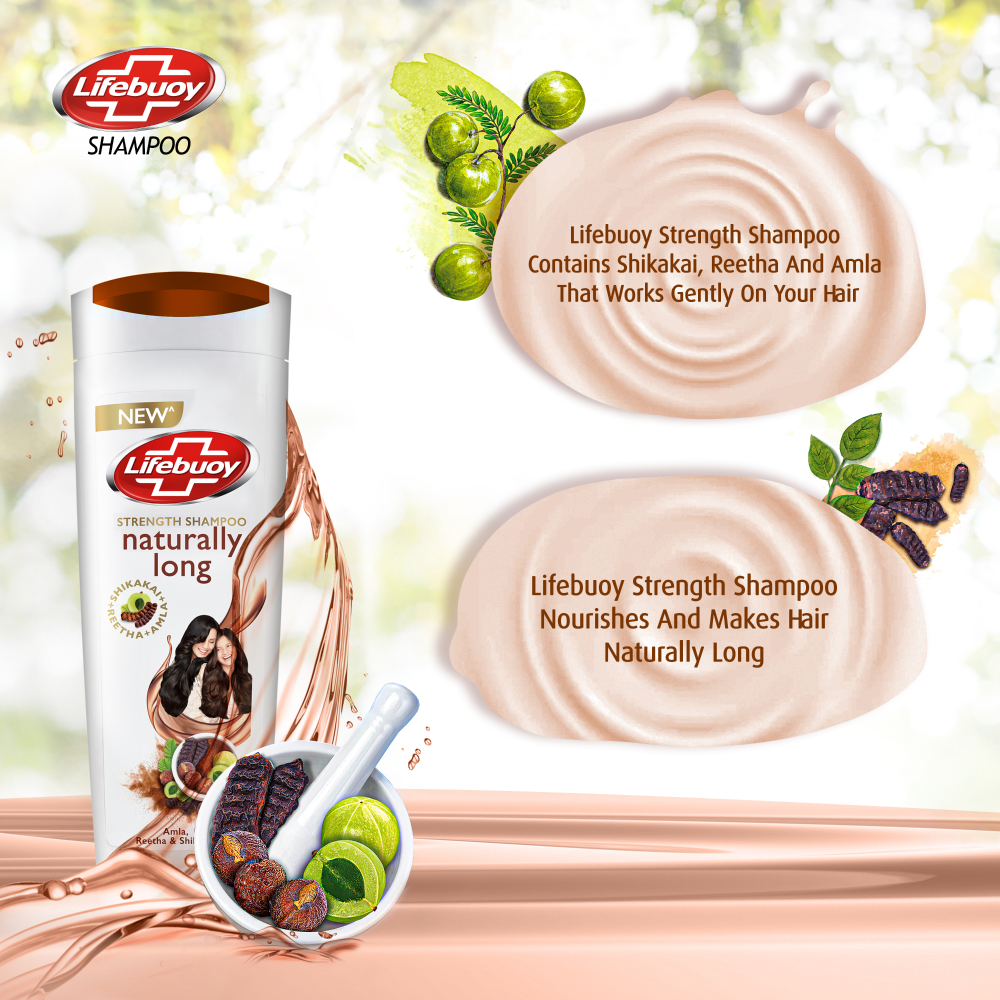 Lifebuoy Naturally Long Shampoo 90Ml