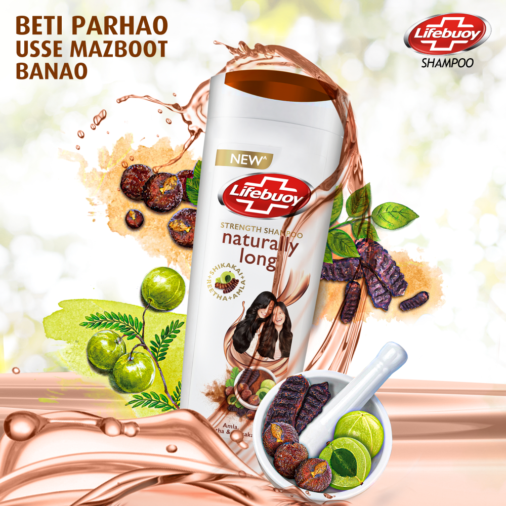 Lifebuoy Naturally Long Shampoo 90Ml