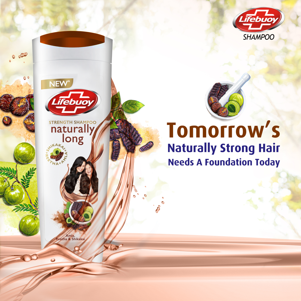 Lifebuoy Naturally Long Shampoo 90Ml