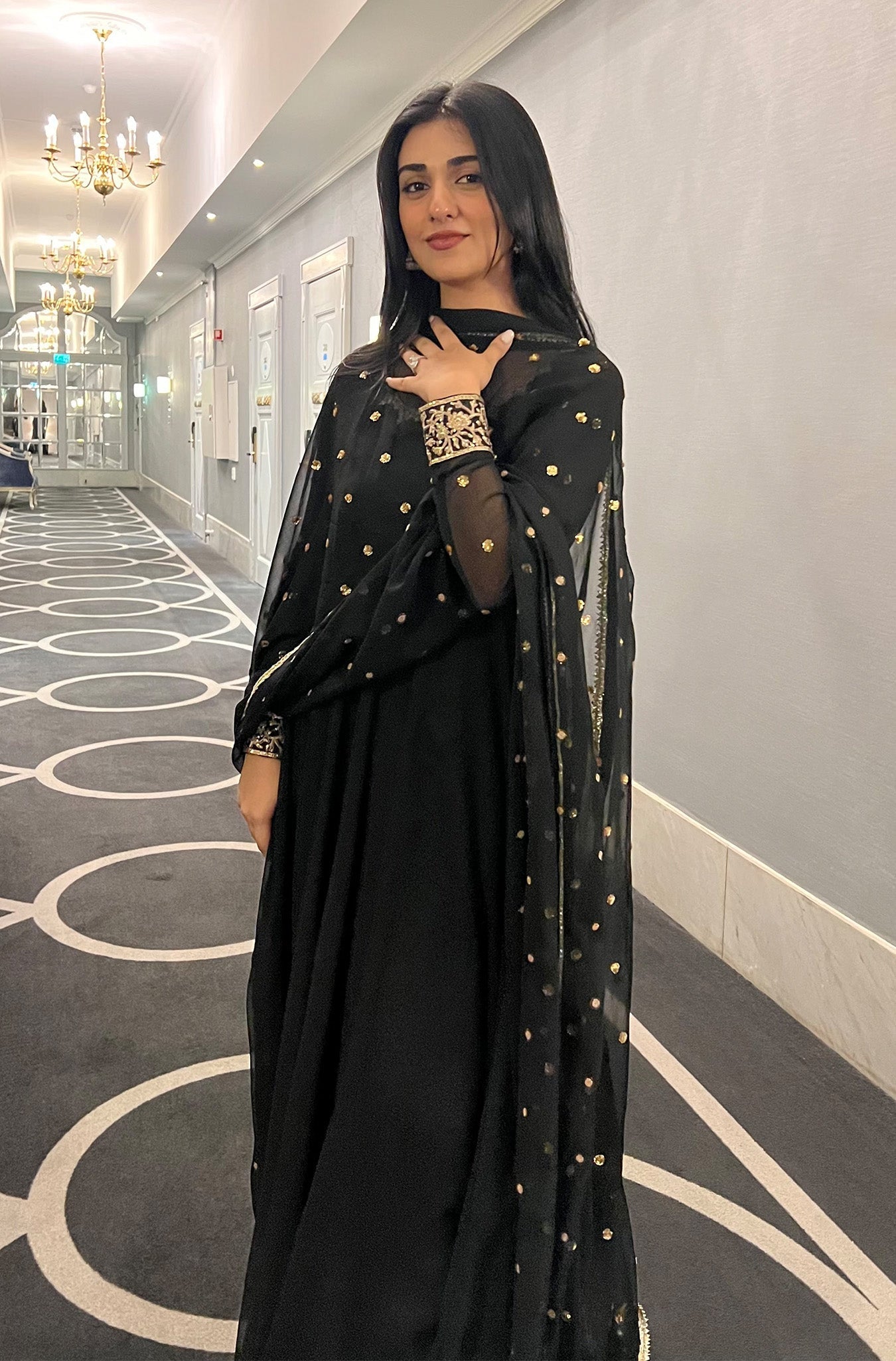 Kalidaar Frocks By Asma & Sidra Stitched Formals Suit-Sarah Khan