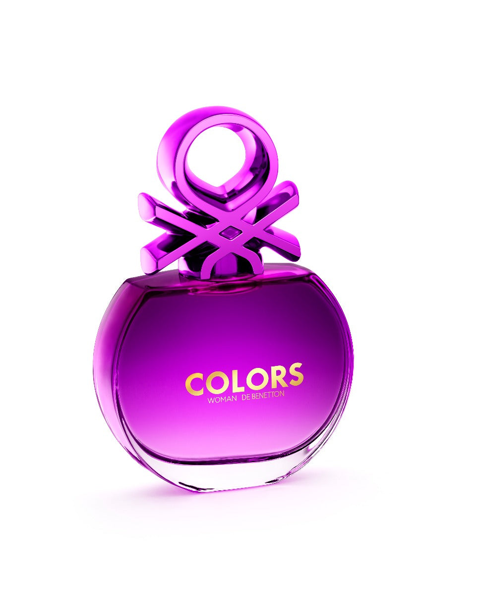 Benetton Colors Purple Eau De Toilette Spray For Women 80Ml