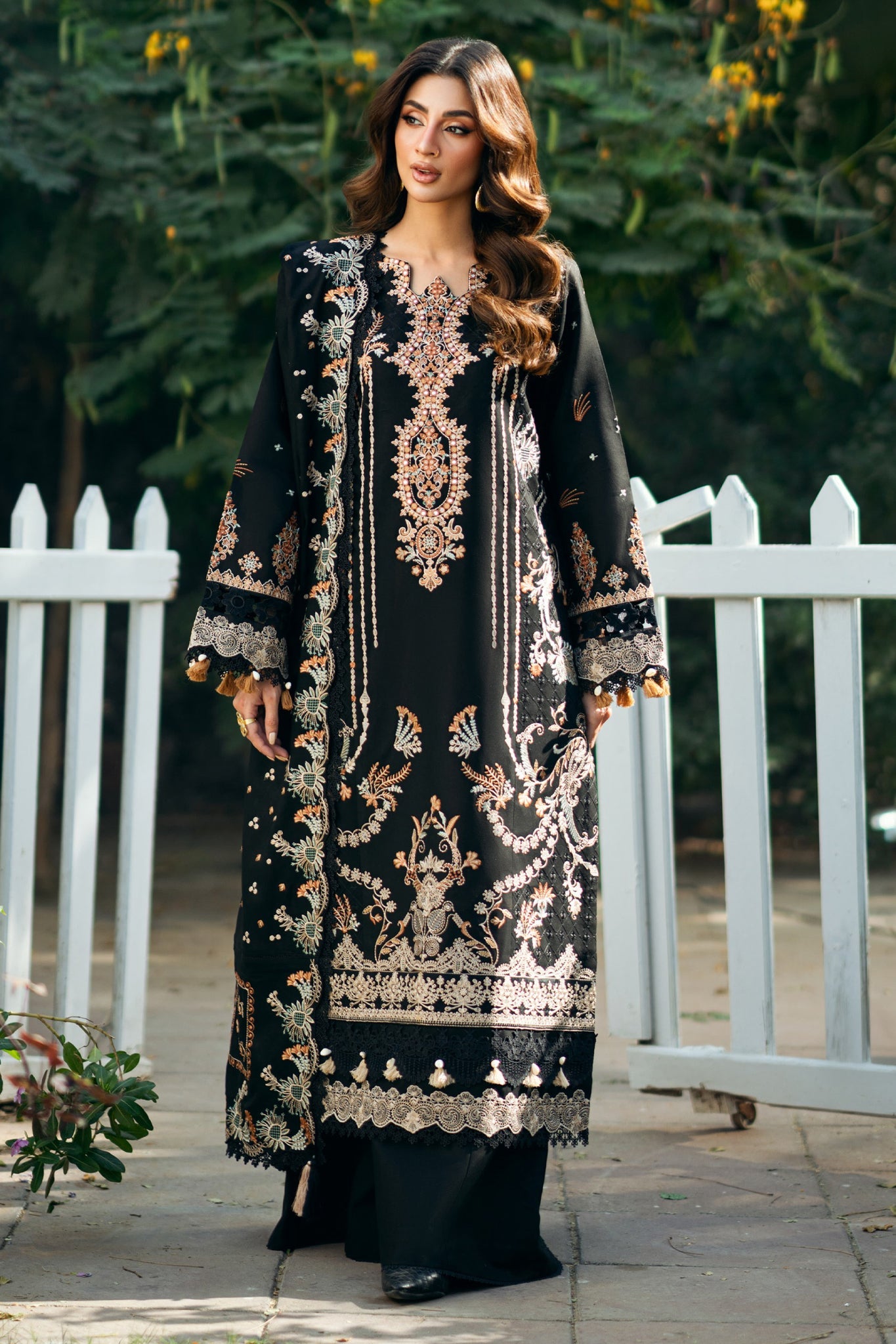 Serenity By Florent Unstitched 3 Piece Winter Suit-FL-2A