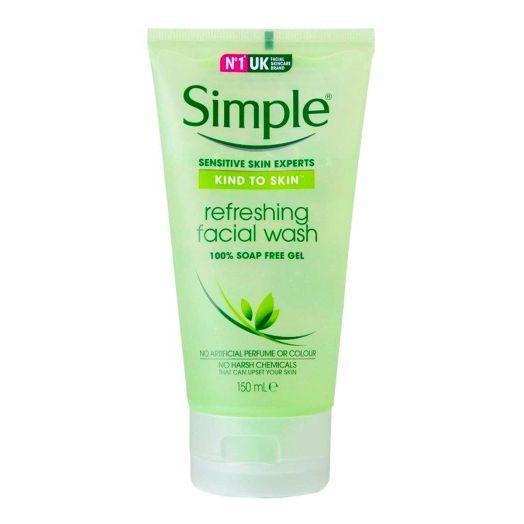 Simple Kind To Skin Refreshing Facial Wash Gel 150 Ml
