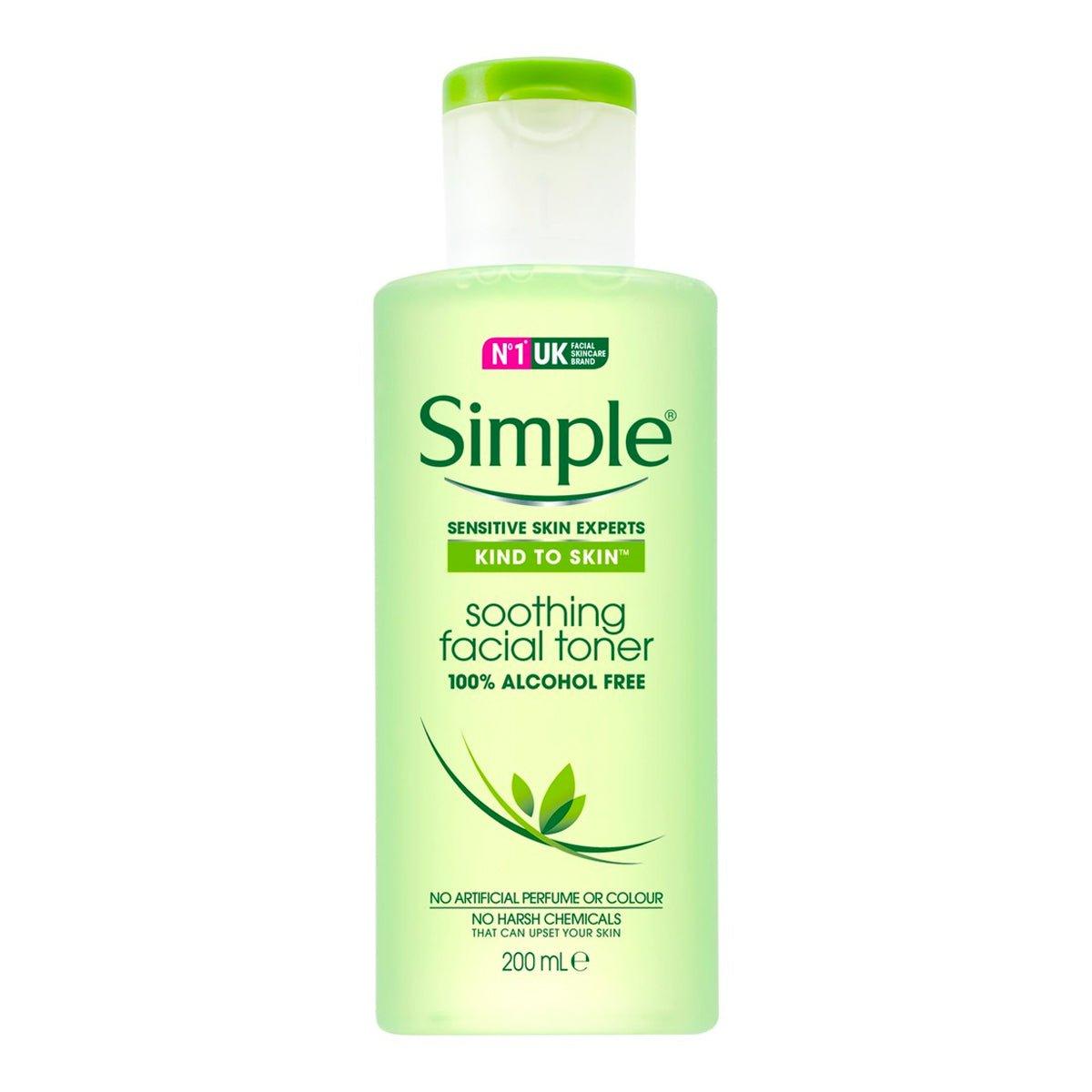 Simple Kind To Skin Soothing Facial Toner 200Ml