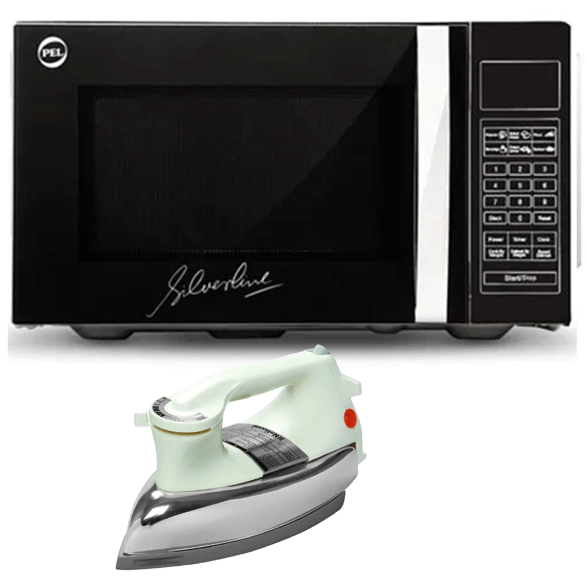PEL PMO 23 SLD Silver Line Microwave Oven 23 Ltr + Premiu  Iron - Snapcart.pk