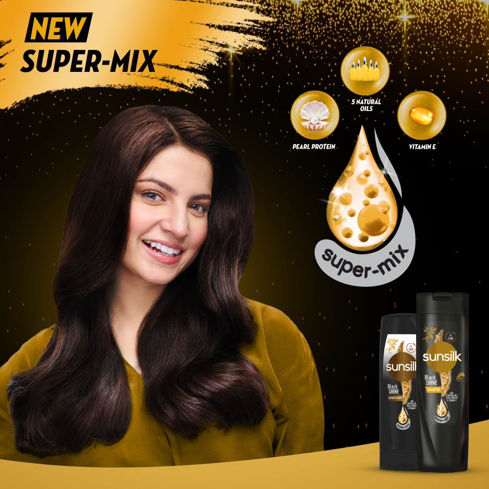 Sunsilk Conditioner Black Shine - 180Ml