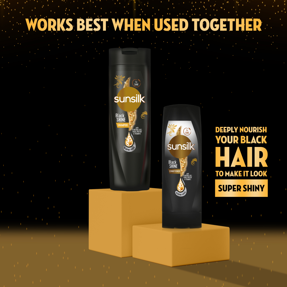 Sunsilk Conditioner Black Shine - 180Ml