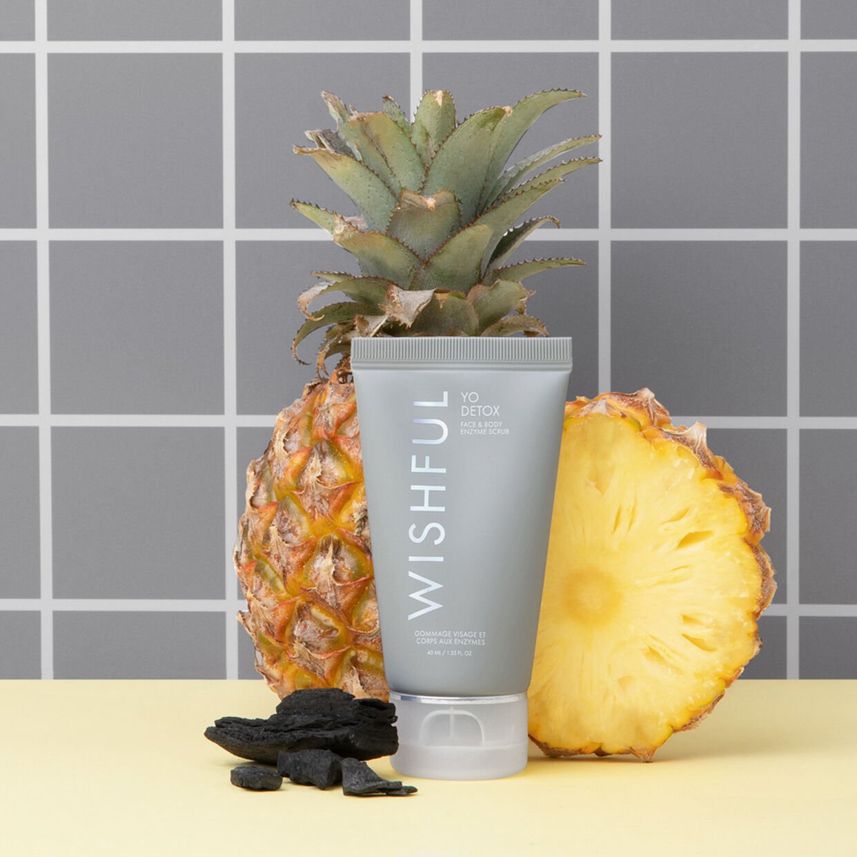 Wishful  Yo Detox Face & Body Enzyme Scrub 40Ml