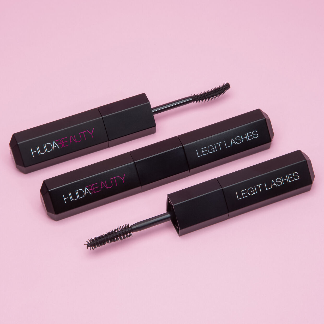 Huda Beauty Legit Lashes Double Ended Mascara - Very Vanta Extreme Black