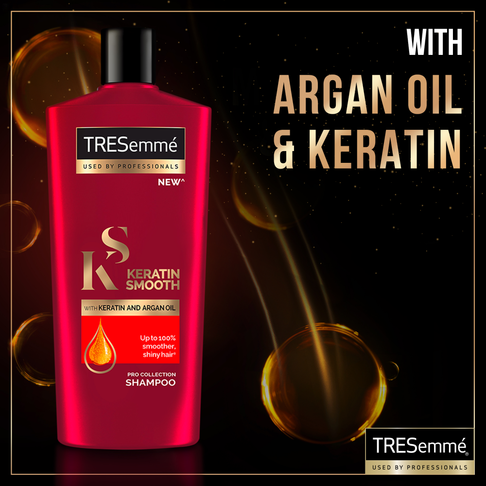 Bundle - Pack of 2 Tresemme Shampoo Keratin Smooth & Straight - 170Ml