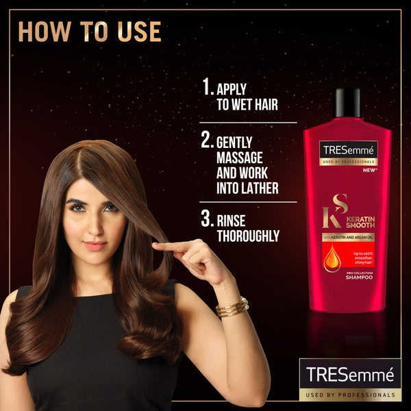Tresemme Keratin Smooth Shampoo 170ml - Snapcart.pk