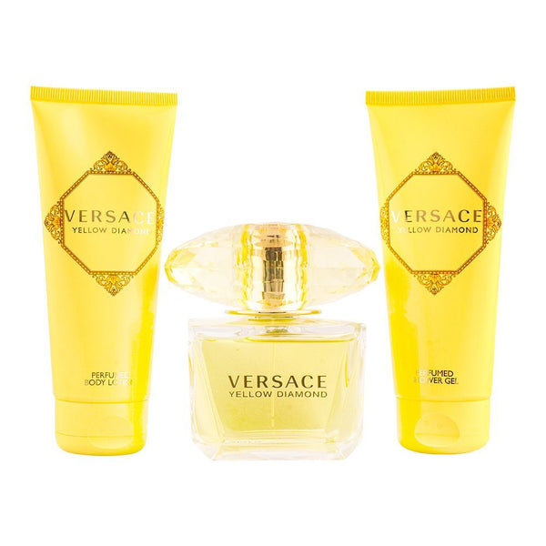 Versace Yellow Diamond Women Set EDT 90Ml+EDT 5Ml+BL 100Ml+S Gel 100Ml