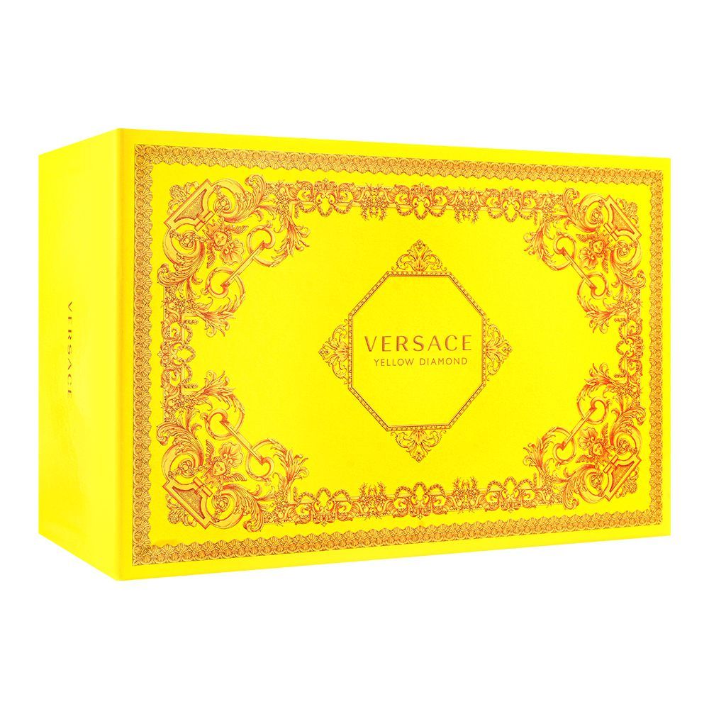 Versace Yellow Diamond Women Set EDT 90Ml+EDT 5Ml+BL 100Ml+S Gel 100Ml