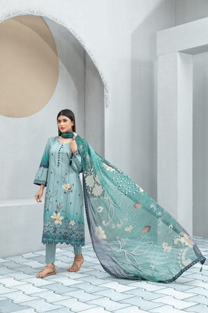 Nimral By Tawakkal Fabrics 3 Piece Unstitch Lawn Collection  D-8625