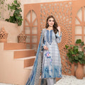 3 piece unstitch lawn collection Mon Tresor by Tawakkal Fabrics