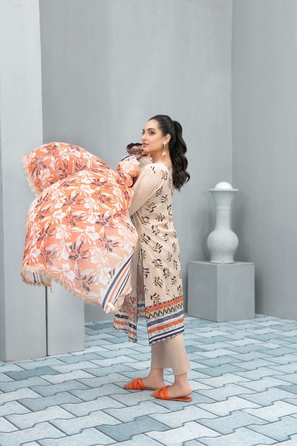 Nimral By Tawakkal Fabrics 3 Piece Unstitch Lawn Collection  D-8624