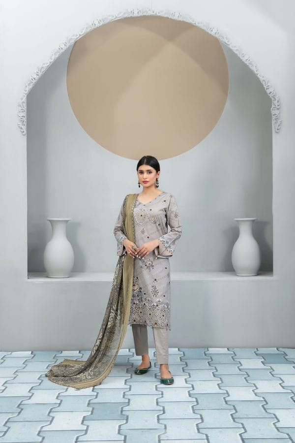 Nimral By Tawakkal Fabrics 3 Piece Unstitch Lawn Collection  D-8633