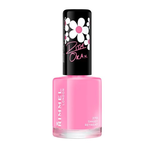Rimmel 60 Seconds Super Shine Nail Polish - Sweet Retreat A Sweet Candy Pink