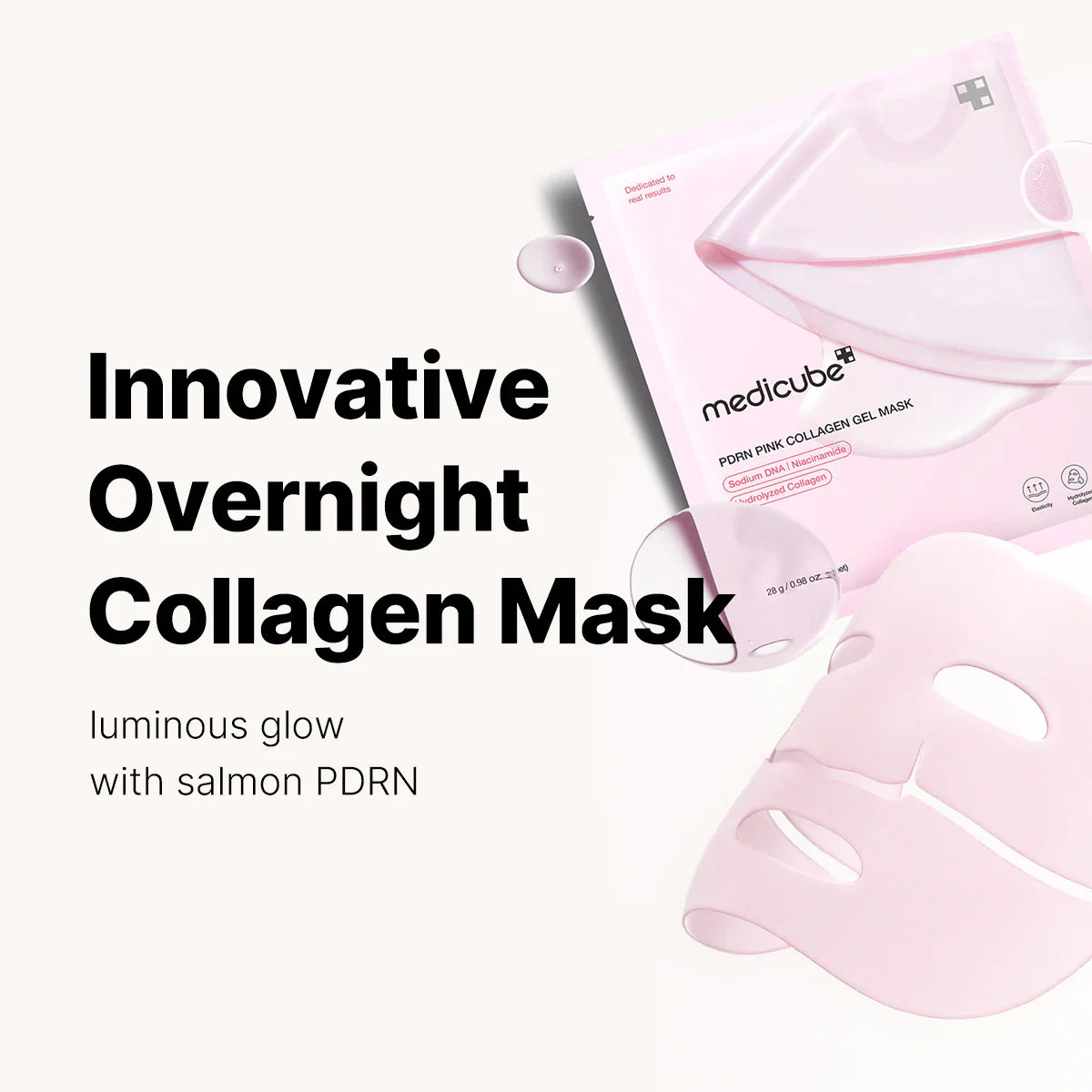 Medicube - Pdrn Pink Collagen Gel Mask 28g