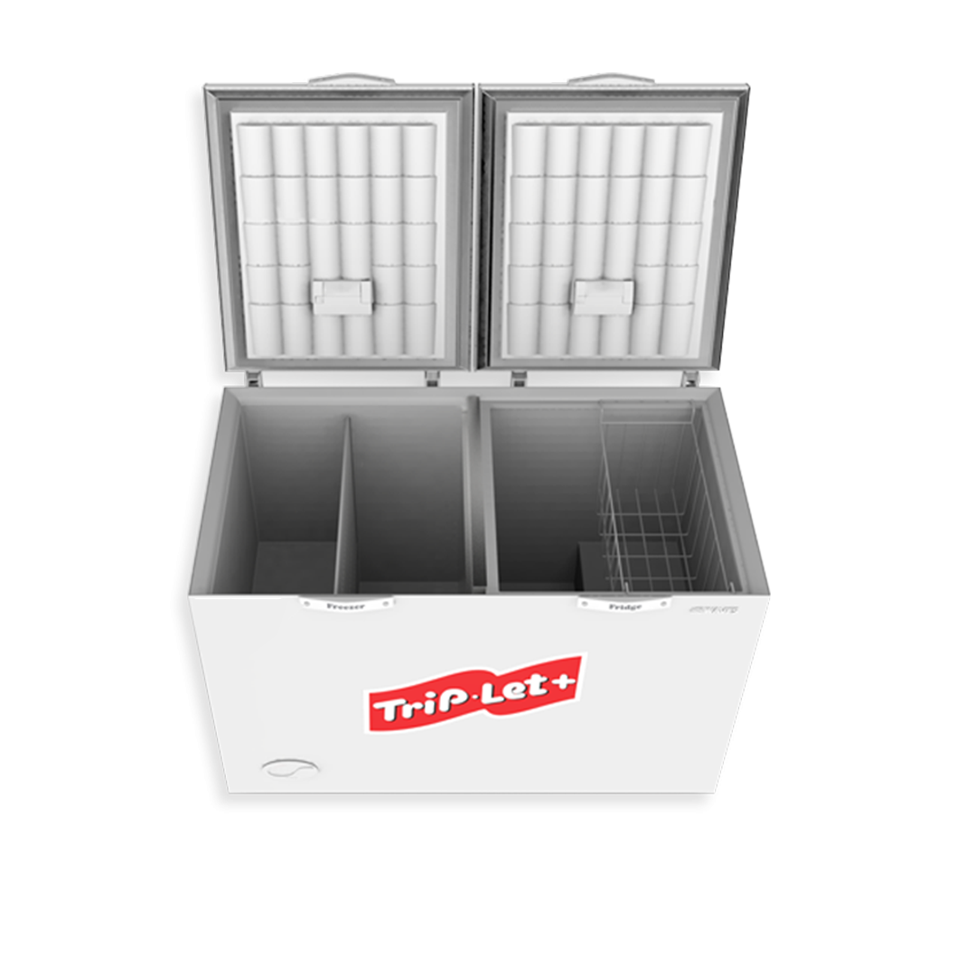 Waves Double Door Deep Freezer WDFT-318 – 509 Liters - My Store