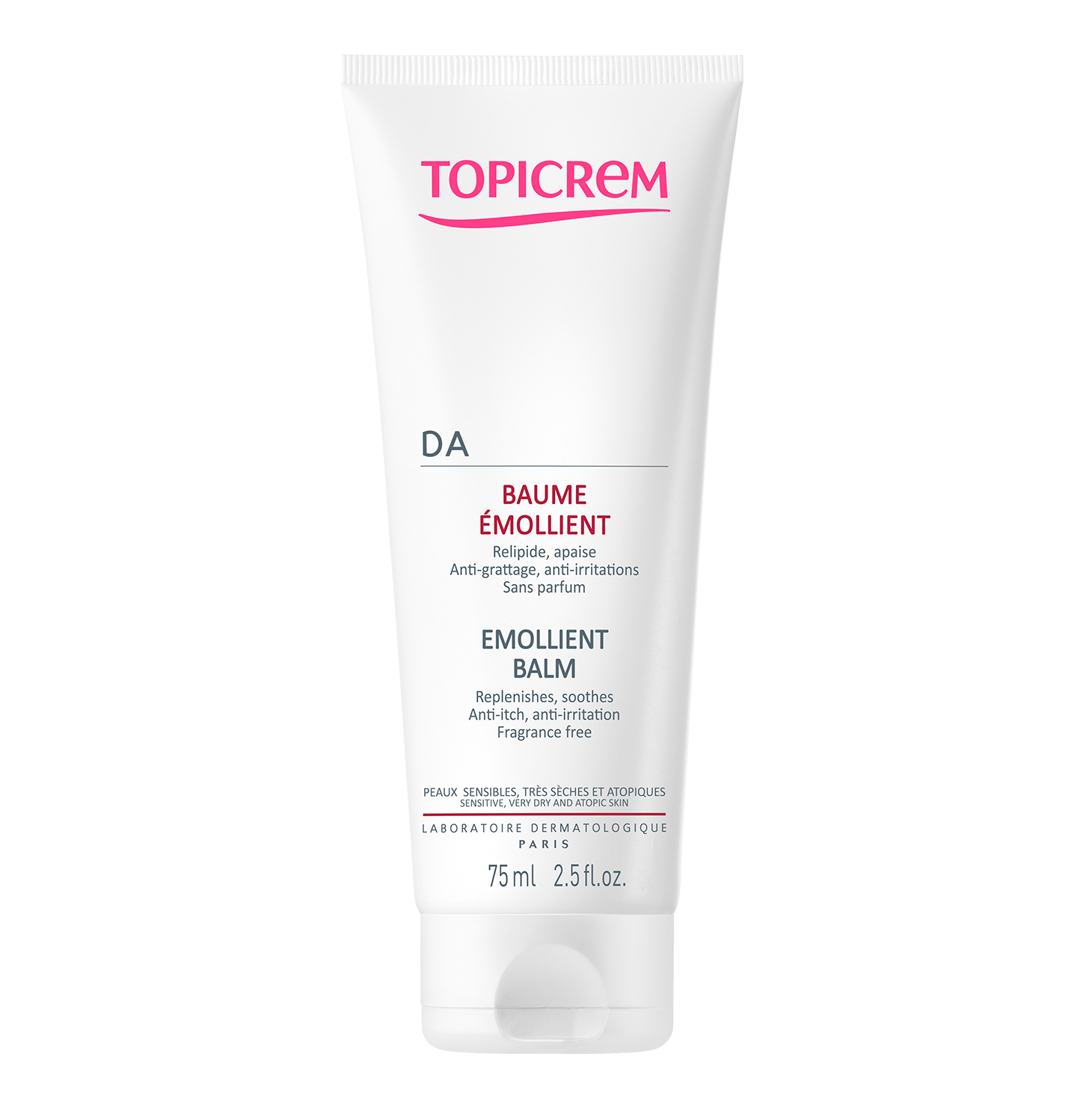 Topicrem - Da Emollient Balm 75Ml