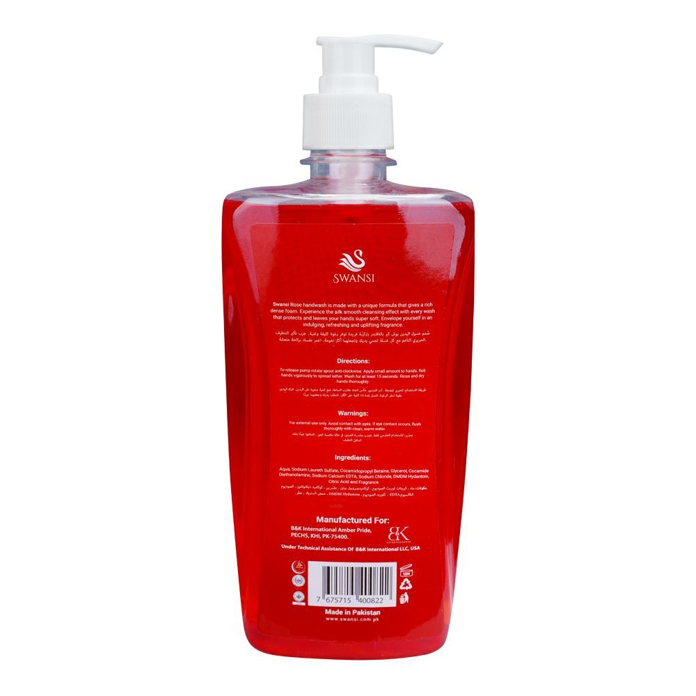 Swansi Rose Hand Wash 500ml