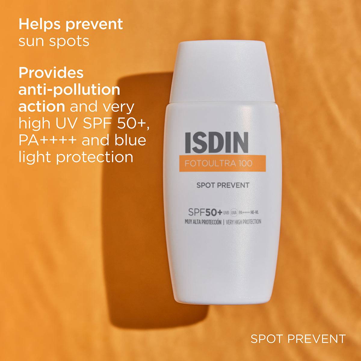 Isdin Fotoultra 100 Spot Prevent SPF 50 Fusion Fluid 50Ml