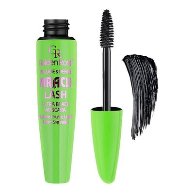 Golden Rose VOLUME & DEFINE MIRACLE LASH ULTRA BLACK MASCARA - Black